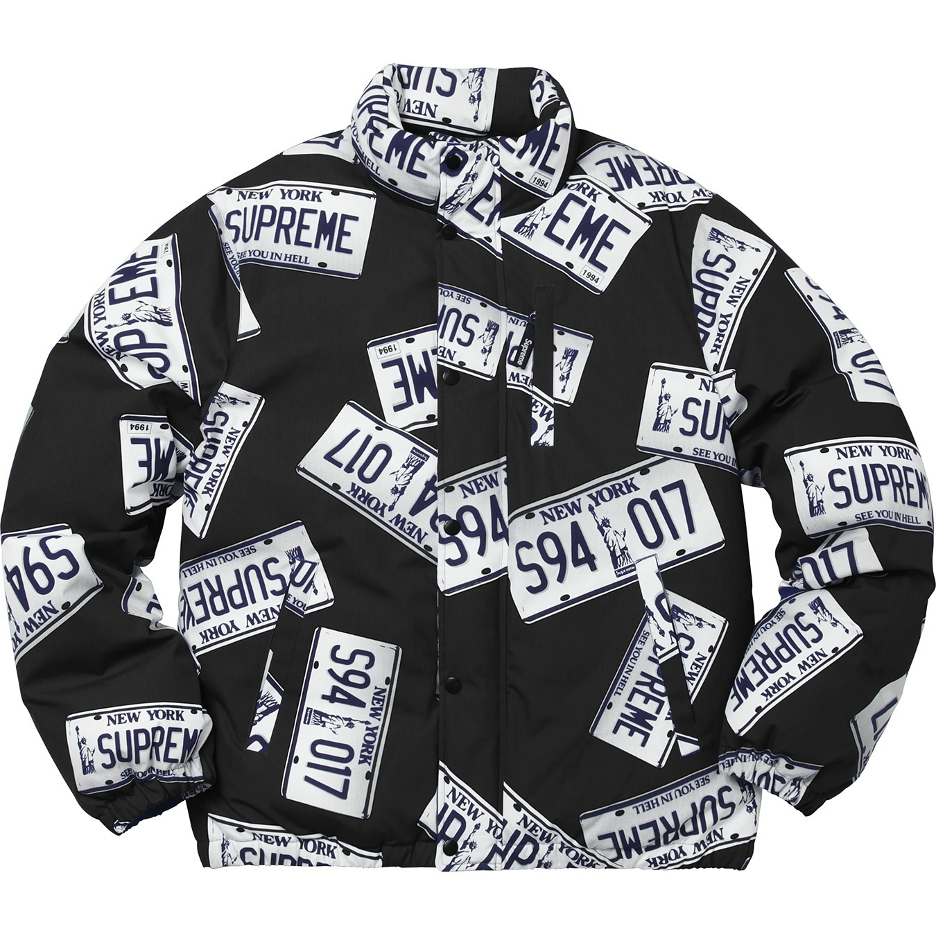 License Plate Puffy Jacket view 10